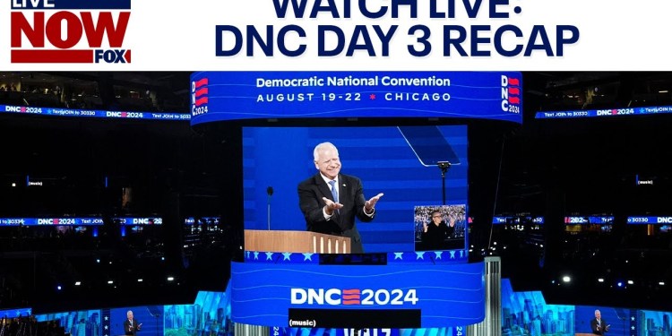 DNC day 3 recap, last day of DNC preview and more | LiveNOW from FOX DNC day 3 recap, last day of DNC preview and more | LiveNOW from FOX