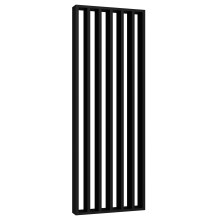 Freistehende Lamellenwand - Schwarz Matt - 22x70 Freistehende Lamellenwand - Schwarz Matt - 22x70