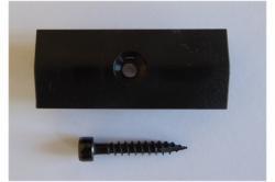 Universalclip Kunststoff für WPC/BPC Dielen 100 Stk./Packung + Schraube (Serie Woodstore) Universalclip Kunststoff für WPC/BPC Dielen 100 Stk./Packung + Schraube (Serie Woodstore)