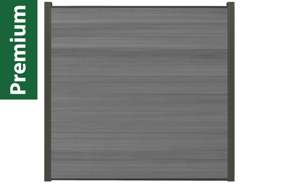 XXXL Premium Komplettset, WPC Coex. Zaun, grau, 20 mm (S) x 1790 mm (B) x 1750 mm (H), Modulares Zaunsystem / Sichtschutz / Steckzaun inkl. Start- und Abschlussprofil (Serie WoodoSylt ohne Pfosten) XXXL Premium Komplettset, WPC Coex. Zaun, grau, 20 mm (S) x 1790 mm (B) x 1750 mm (H), Modulares Zaunsystem / Sichtschutz / Steckzaun inkl. Start- und Abschlussprofil (Serie WoodoSylt ohne Pfosten)