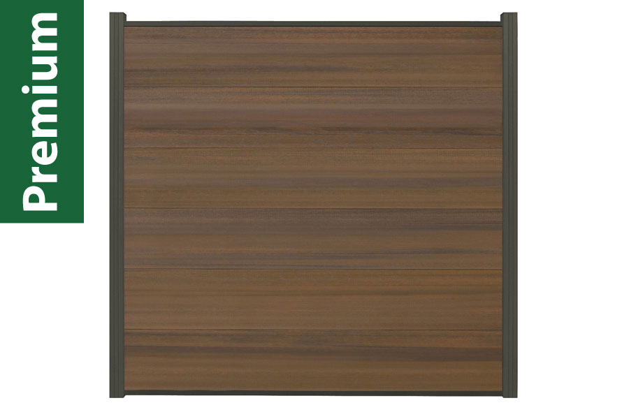 XXXL Premium Komplettset, WPC Coex. Zaun, teak, 20 mm (S) x 1790 mm (B) x 1750 mm (H), Modulares Zaunsystem / Sichtschutz / Steckzaun inkl. Start- und Abschlussprofil (Serie WoodoSylt ohne Pfosten) XXXL Premium Komplettset, WPC Coex. Zaun, teak, 20 mm (S) x 1790 mm (B) x 1750 mm (H), Modulares Zaunsystem / Sichtschutz / Steckzaun inkl. Start- und Abschlussprofil (Serie WoodoSylt ohne Pfosten)