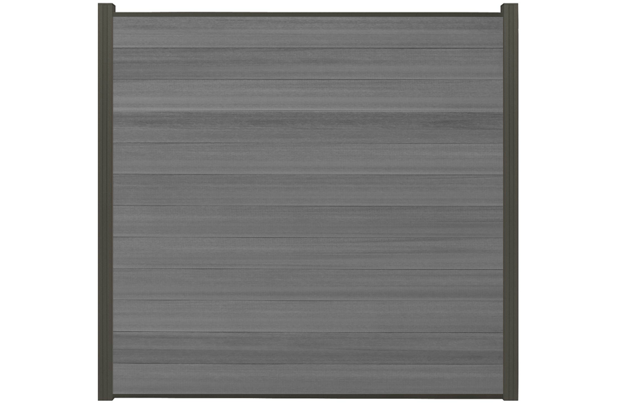 WPC Coex. Zaun Komplettset, grey, 20 mm (S) x 1790 mm (B) x 1730 mm (H), Modulares Zaunsystem / Sichtschutz / Steckzaun inkl. Start- und Abschlussprofil (Serie WoodoWyk ohne Pfosten) WPC Coex. Zaun Komplettset, grey, 20 mm (S) x 1790 mm (B) x 1730 mm (H), Modulares Zaunsystem / Sichtschutz / Steckzaun inkl. Start- und Abschlussprofil (Serie WoodoWyk ohne Pfosten)