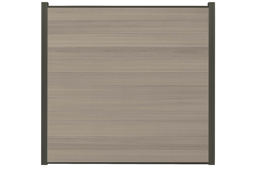 WPC Coex. Zaun Komplettset, grau meliert, 20 mm (S) x 1790 mm (B) x 1730 mm (H), Modulares Zaunsystem / Sichtschutz / Steckzaun inkl. Start- und Abschlussprofil (Serie WoodoWyk ohne Pfosten) WPC Coex. Zaun Komplettset, grau meliert, 20 mm (S) x 1790 mm (B) x 1730 mm (H), Modulares Zaunsystem / Sichtschutz / Steckzaun inkl. Start- und Abschlussprofil (Serie WoodoWyk ohne Pfosten)
