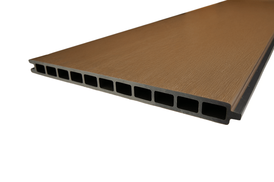 Einzelelement WPC Coex. Zaun / Sichtschutz / Steckzaun, 20 x 283 x 1790 mm, beidseitig stark gebürstet, Modulares Zaunsystem, in teak (Serie WoodoSylt) Einzelelement WPC Coex. Zaun / Sichtschutz / Steckzaun, 20 x 283 x 1790 mm, beidseitig stark gebürstet, Modulares Zaunsystem, in teak (Serie WoodoSylt)