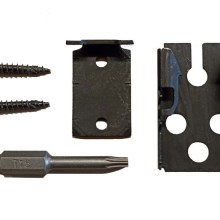 Anfangs- und Endclip für Holzterrassen mit seitl. Nut für unsichtbare Verschraubung, Edelstahl 20 Stück / Paket Anfangs- und Endclip für Holzterrassen mit seitl. Nut für unsichtbare Verschraubung, Edelstahl 20 Stück / Paket