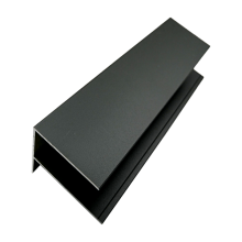 Alu F-Profil, Aluminium, farbbeschichtet, 6,5 cm (B) x 85 mm (H) x 3 m (L), (passend für Serie WE30 / WE56) - Farbe dunkelgrau Alu F-Profil, Aluminium, farbbeschichtet, 6,5 cm (B) x 85 mm (H) x 3 m (L), (passend für Serie WE30 / WE56) - Farbe dunkelgrau