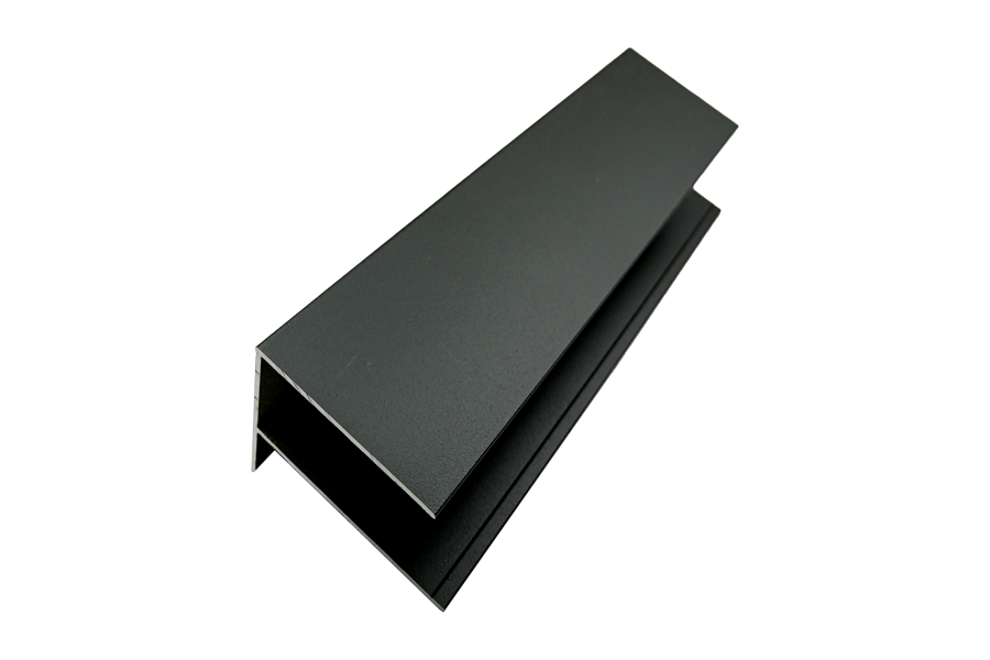 Alu F-Profil, Aluminium, farbbeschichtet, 6,5 cm (B) x 85 mm (H) x 3 m (L), (passend für Serie WE30 / WE56) - Farbe dunkelgrau Alu F-Profil, Aluminium, farbbeschichtet, 6,5 cm (B) x 85 mm (H) x 3 m (L), (passend für Serie WE30 / WE56) - Farbe dunkelgrau