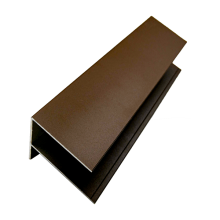 Alu F-Profil, Aluminium, farbbeschichtet, 6,5 cm (B) x 85 mm (H) x 3,0 m (L), (passend für Serie WE30 / WE56) - Farbe IPE Alu F-Profil, Aluminium, farbbeschichtet, 6,5 cm (B) x 85 mm (H) x 3,0 m (L), (passend für Serie WE30 / WE56) - Farbe IPE