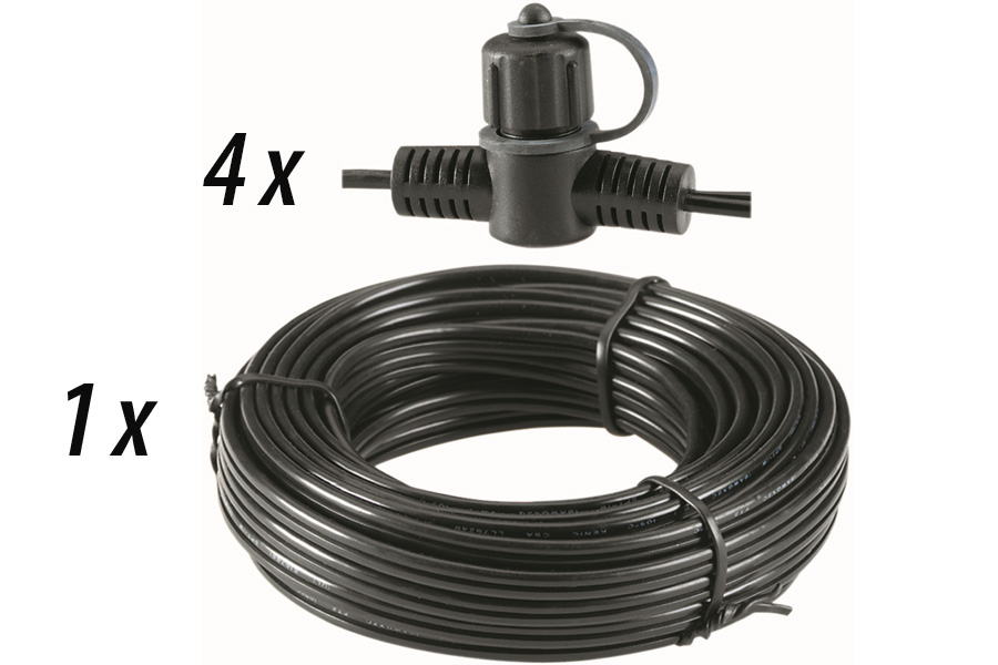 Hauptkabel 10 m Kabel inkl. 4 feste Kabelanschlüsse Hauptkabel 10 m Kabel inkl. 4 feste Kabelanschlüsse