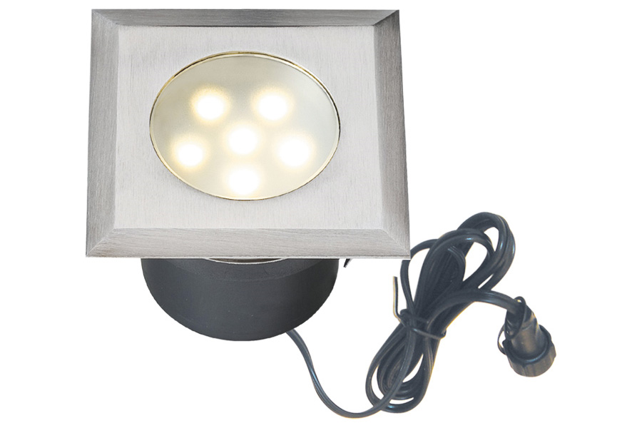 Einbauleuchte XENIA, 70 x 70 mm, 1 W, Kabel 2 m, IP 44, A+ Einbauleuchte XENIA, 70 x 70 mm, 1 W, Kabel 2 m, IP 44, A+