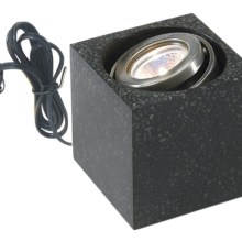 Außenstrahler CUBUS, 100 x 100 x 100 mm, Steinoptik, 3 Watt Außenstrahler CUBUS, 100 x 100 x 100 mm, Steinoptik, 3 Watt