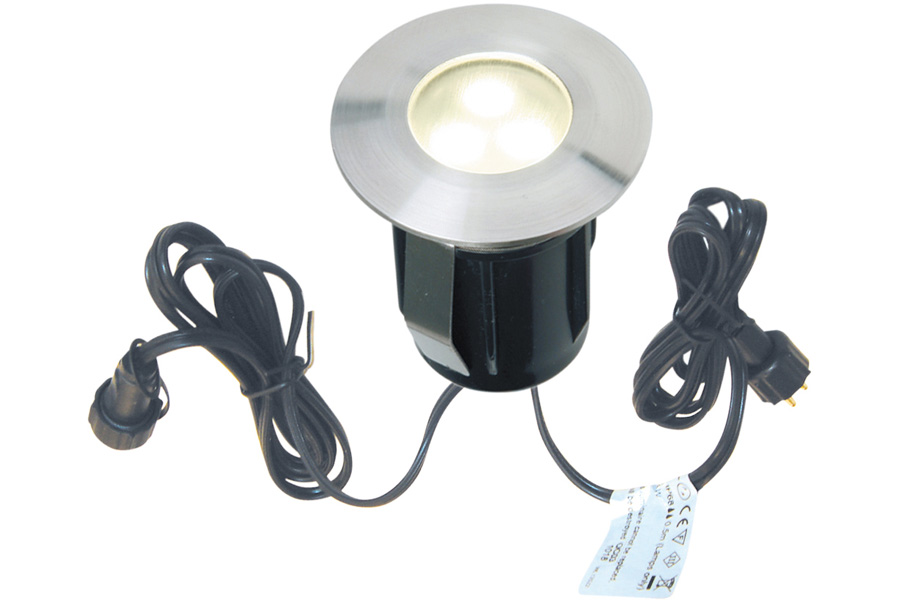 Einbauleuchte MARS, 0,5 W, 1 m Kabel + Stecker, 1 m Kabel + Kupplung, Ø 42 mm, IP 44, A+ Einbauleuchte MARS, 0,5 W, 1 m Kabel + Stecker, 1 m Kabel + Kupplung, Ø 42 mm, IP 44, A+