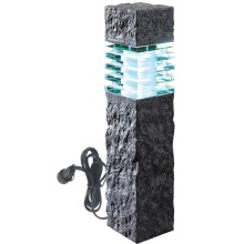 Wege-/Ambiente-Leuchte RANA, Granitoptik schwarz, 405 (H) x 105 (B) x 105 (T) mm, 3 Watt Wege-/Ambiente-Leuchte RANA, Granitoptik schwarz, 405 (H) x 105 (B) x 105 (T) mm, 3 Watt