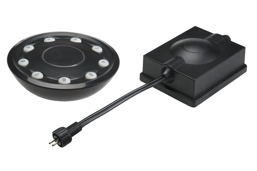 Fernbedienung Starter-Set (1 Fernbedienung, 1 Empfänger), max. 9 Empfänger anschließbar Fernbedienung Starter-Set (1 Fernbedienung, 1 Empfänger), max. 9 Empfänger anschließbar