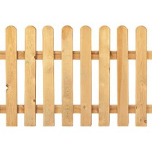 Gartenzaun Holz Kiefer / Fichte 180 x 60 cm (Serie Edewecht) Gartenzaun Holz Kiefer / Fichte 180 x 60 cm (Serie Edewecht)