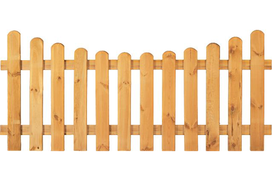 Gartenzaun Holz Kiefer / Fichte Bogen 180 x 80/65 cm (Serie Edewecht) Gartenzaun Holz Kiefer / Fichte Bogen 180 x 80/65 cm (Serie Edewecht)