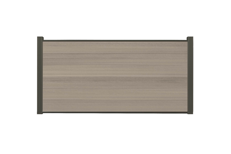 WPC Coex. Zaun Komplettset, grau meliert, 20mm (S) x 1790 mm (B) x 900 mm (H), Modulares Zaunsystem / Sichtschutz / Steckzaun inkl. Start- und Abschlussprofil (Serie WoodoWyk, ohne Pfosten) WPC Coex. Zaun Komplettset, grau meliert, 20mm (S) x 1790 mm (B) x 900 mm (H), Modulares Zaunsystem / Sichtschutz / Steckzaun inkl. Start- und Abschlussprofil (Serie WoodoWyk, ohne Pfosten)