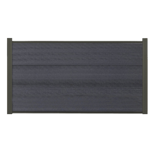 XXXL Premium Komplettset, WPC Coex. Zaun, anthrazit, 20mm (S) x 1790 mm (B) x 900 mm (H), Modulares Zaunsystem / Sichtschutz / Steckzaun inkl. Start- und Abschlussprofil (Serie WoodoSylt, ohne Pfosten) XXXL Premium Komplettset, WPC Coex. Zaun, anthrazit, 20mm (S) x 1790 mm (B) x 900 mm (H), Modulares Zaunsystem / Sichtschutz / Steckzaun inkl. Start- und Abschlussprofil (Serie WoodoSylt, ohne Pfosten)
