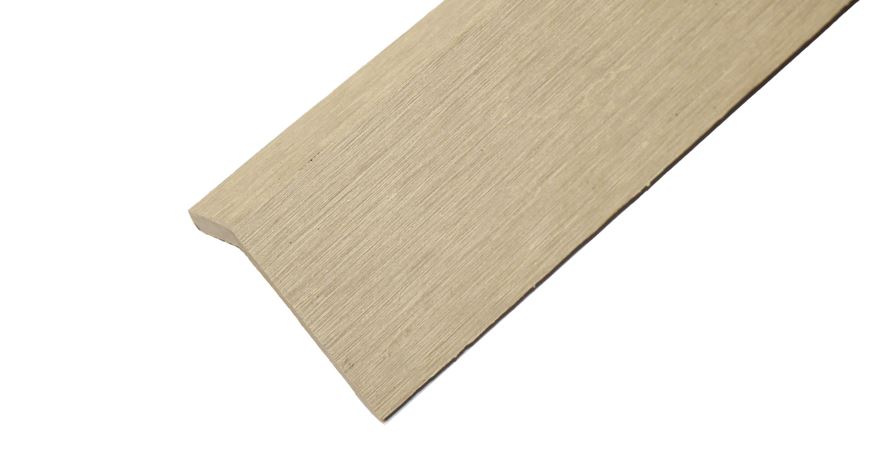 BPC / WPC Abschluss L Winkel, 38 x 50 x 2400 mm, hellgrau BPC / WPC Abschluss L Winkel, 38 x 50 x 2400 mm, hellgrau