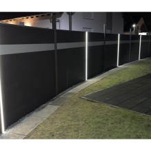 LED Pfostenleiste für Universal WPC Pfosten (Alu) Lichtfarbe "warmweiss" LED Pfostenleiste für Universal WPC Pfosten (Alu) Lichtfarbe "warmweiss"