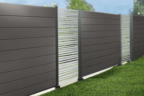 Designelemente für WPC Zaun, Edelstahl, Hochkant 60 cm (Breite) x 180 cm (Höhe), inkl. Befestigungsleiste (Linea passend für Serie Texel und Norderney) Designelemente für WPC Zaun, Edelstahl, Hochkant 60 cm (Breite) x 180 cm (Höhe), inkl. Befestigungsleiste (Linea passend für Serie Texel und Norderney)