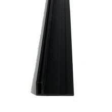 Basisprofil für Resysta Fassadenverkleidung Kunststoff mit Rastfunktion in schwarz , 24,5 mm (Breite), 11,9 mm (Höhe), und 2 m lang Basisprofil für Resysta Fassadenverkleidung Kunststoff mit Rastfunktion in schwarz , 24,5 mm (Breite), 11,9 mm (Höhe), und 2 m lang