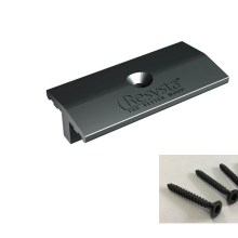 Befestigungsclip für Bodendiele mit Nut (Kunststoff) inklusive Schrauben, 100 Stk. / Packung für Resysta Terrassendielen Befestigungsclip für Bodendiele mit Nut (Kunststoff) inklusive Schrauben, 100 Stk. / Packung für Resysta Terrassendielen