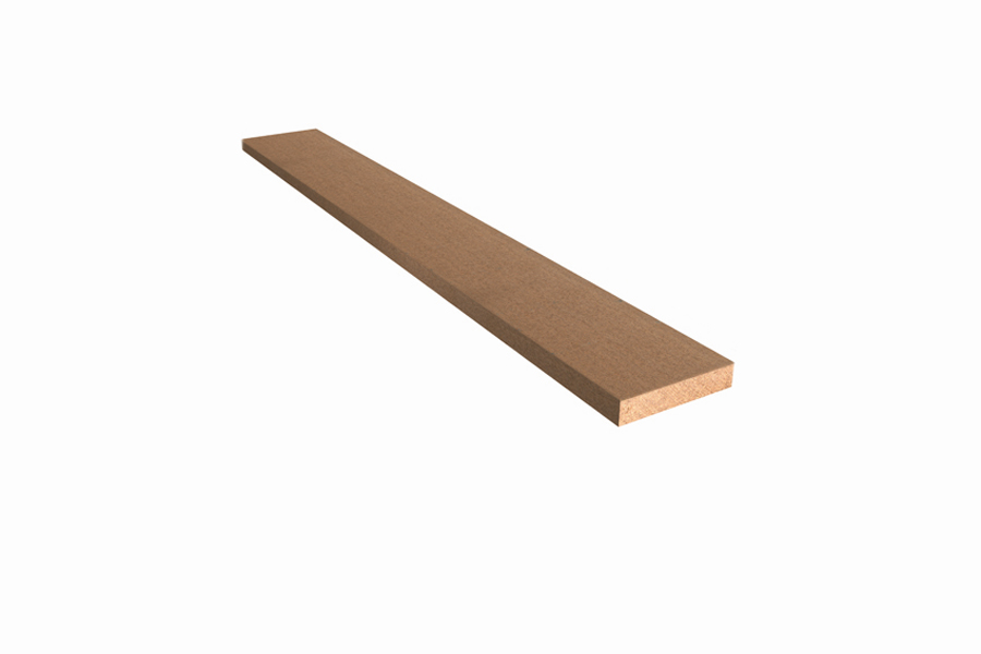 Resysta Vollprofilleiste, 70 x 20 mm für den Randabschluss, Länge 3 m Resysta Vollprofilleiste, 70 x 20 mm für den Randabschluss, Länge 3 m
