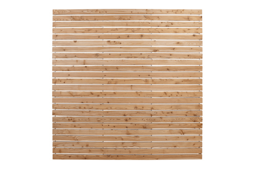 Rhombus Sichtschutz Lärche / Lärchenzaun, 176,4 (B) x 180 cm (H) x 19 mm (S), Rhombus Leisten ca. 18 x 68 mm, gehobelt und unbehandelt, im Karton verpackt, für Verbau mit Alu Pfosten Rhombus Sichtschutz Lärche / Lärchenzaun, 176,4 (B) x 180 cm (H) x 19 mm (S), Rhombus Leisten ca. 18 x 68 mm, gehobelt und unbehandelt, im Karton verpackt, für Verbau mit Alu Pfosten