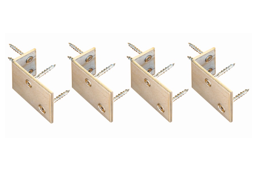 V2A-Winkel Edelstahl zur Befestigung der Zaunserie Douglasie Premium V2A-Winkel Edelstahl zur Befestigung der Zaunserie Douglasie Premium