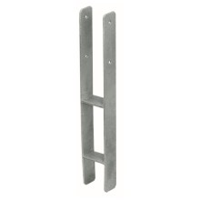 H-Pfostenträger 111 x 600 mm inklusive Befestigungsmaterial, passsend für den Pfosten der Zaunserie Douglasie Premium H-Pfostenträger 111 x 600 mm inklusive Befestigungsmaterial, passsend für den Pfosten der Zaunserie Douglasie Premium
