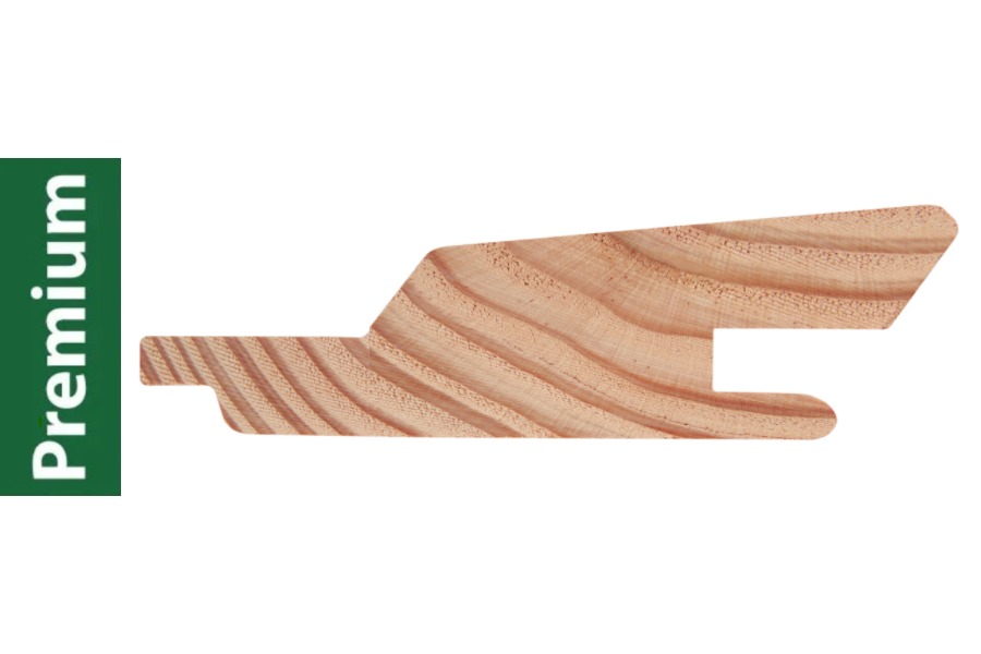 Douglasie Premium Fassadenverkleidung, Massivholz, Rhombusprofil mit Nut und Feder, 27 x 96 mm in 2,00 m Länge - natur Douglasie Premium Fassadenverkleidung, Massivholz, Rhombusprofil mit Nut und Feder, 27 x 96 mm in 2,00 m Länge - natur