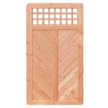 Premium Douglasie Sichtschutzzaun Holz, 98,5 cm (B) x 178,5 cm (H), Fischgrätmuster mit Mittelsträbe und waagerechtem Gitter - natur Premium Douglasie Sichtschutzzaun Holz, 98,5 cm (B) x 178,5 cm (H), Fischgrätmuster mit Mittelsträbe und waagerechtem Gitter - natur