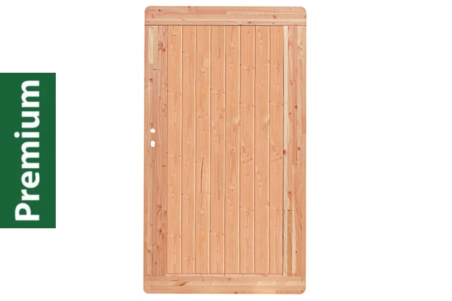 Premium Douglasie Gartentür, Sichtschutzzaun Holz, 100 cm (B) x 178,5 cm (H), Senkrechtfüllung - natur Premium Douglasie Gartentür, Sichtschutzzaun Holz, 100 cm (B) x 178,5 cm (H), Senkrechtfüllung - natur