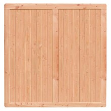 Premium Douglasie Sichtschutzzaun Holz, 178,5 cm (B) x 178,5 cm (H), Senkrechtfüllung mit Mittelsträbe - natur Premium Douglasie Sichtschutzzaun Holz, 178,5 cm (B) x 178,5 cm (H), Senkrechtfüllung mit Mittelsträbe - natur