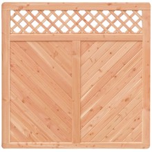 Premium Douglasie Sichtschutzzaun Holz, 178,5 cm (B) x 178,5 cm (H), Fischgrätmuster mit Mittelsträbe und Gitter in Rautenform - natur Premium Douglasie Sichtschutzzaun Holz, 178,5 cm (B) x 178,5 cm (H), Fischgrätmuster mit Mittelsträbe und Gitter in Rautenform - natur