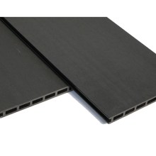 WPC Hohlkammerdiele, Balkondiele, 20 (Stärke) x 250 mm (Breite), stabiles 7-Kammer-System, beidseitig gebürstet / einseitig genutet, anthrazit, in der Länge von 1,80 m WPC Hohlkammerdiele, Balkondiele, 20 (Stärke) x 250 mm (Breite), stabiles 7-Kammer-System, beidseitig gebürstet / einseitig genutet, anthrazit, in der Länge von 1,80 m