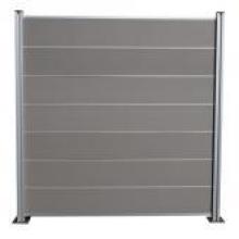 Komplettset WPC Zaun / Sichtschutz / Steckzaun, grau 1860 mm (Höhe) x 20 mm (Stärke) x 1800 (Breite) mm, Zaunhöhe inkl. Mittelleiste, Start und Abschlussprofil (Komplettset Serie WoodoCasablanca ohne Pfosten) Komplettset WPC Zaun / Sichtschutz / Steckzaun, grau 1860 mm (Höhe) x 20 mm (Stärke) x 1800 (Breite) mm, Zaunhöhe inkl. Mittelleiste, Start und Abschlussprofil (Komplettset Serie WoodoCasablanca ohne Pfosten)