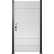 Glas Sichtschutz, Glaszaun Tür Satinato Streifen Dekor 82 Höhe 180 cm Breite 98,7 cm (mit Beschlag) Glas Sichtschutz, Glaszaun Tür Satinato Streifen Dekor 82 Höhe 180 cm Breite 98,7 cm (mit Beschlag)