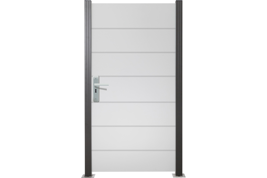 Glas Sichtschutz, Glaszaun Tür Satinato Streifen Dekor 82 Höhe 180 cm Breite 98,7 cm (mit Beschlag) Glas Sichtschutz, Glaszaun Tür Satinato Streifen Dekor 82 Höhe 180 cm Breite 98,7 cm (mit Beschlag)