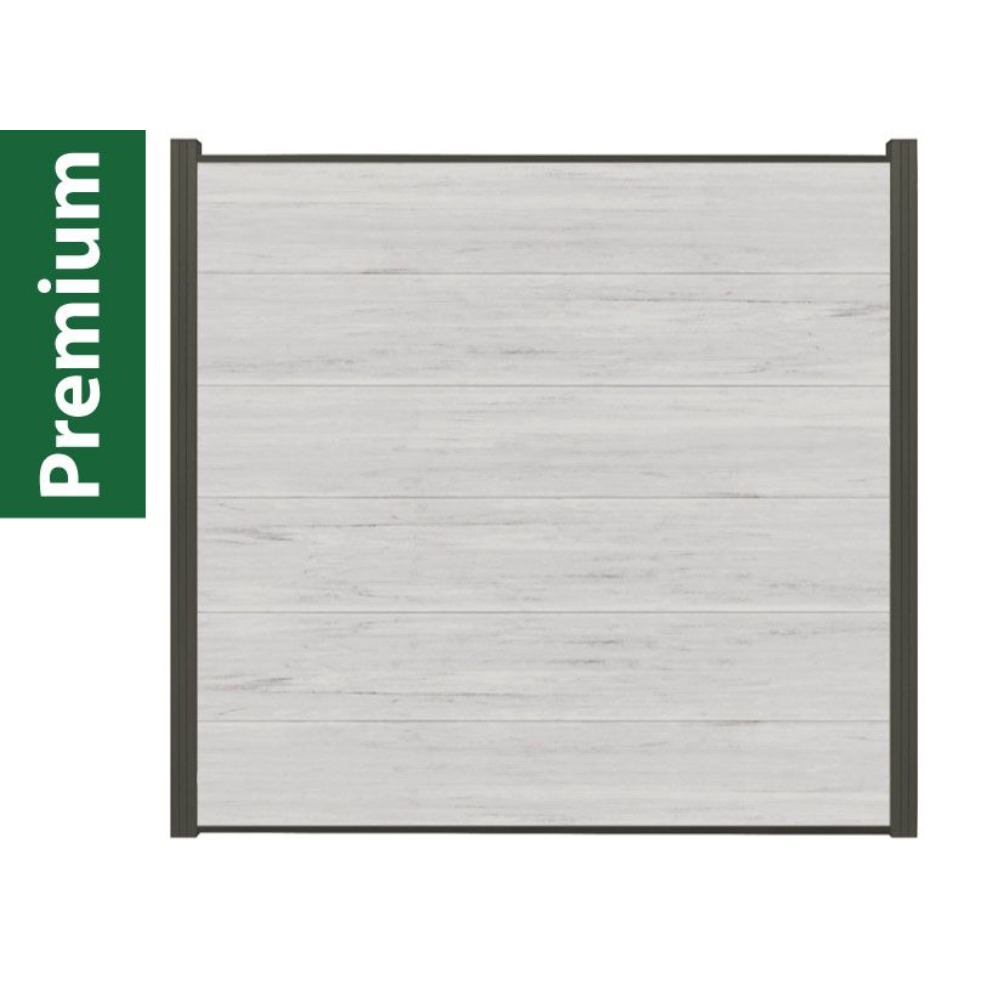 Komplettset XXXL Coex Sylt beige (3 x Zaun + 4 Pfosten anthrazit) Komplettset XXXL Coex Sylt beige (3 x Zaun + 4 Pfosten anthrazit)