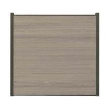 Komplettset XXXL Coex Sylt grau meliert (1 x Zaun + 2 Pfosten anth.) Komplettset XXXL Coex Sylt grau meliert (1 x Zaun + 2 Pfosten anth.)