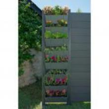 Modulare Pflanzwand für WPC Zaun, Element 45 cm (Breite) x 185 cm (Höhe), Dekoratives Farbspiel mit Blumen oder nutzbar als Hochbeet (Kombinierbar mit WoodoTexel / WoodoCasablanca) Modulare Pflanzwand für WPC Zaun, Element 45 cm (Breite) x 185 cm (Höhe), Dekoratives Farbspiel mit Blumen oder nutzbar als Hochbeet (Kombinierbar mit WoodoTexel / WoodoCasablanca)