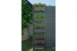 Modulare Pflanzwand für WPC Zaun, Element 45 cm (Breite) x 185 cm (Höhe), Dekoratives Farbspiel mit Blumen oder nutzbar als Hochbeet (Kombinierbar mit WoodoTexel / WoodoCasablanca) Modulare Pflanzwand für WPC Zaun, Element 45 cm (Breite) x 185 cm (Höhe), Dekoratives Farbspiel mit Blumen oder nutzbar als Hochbeet (Kombinierbar mit WoodoTexel / WoodoCasablanca)