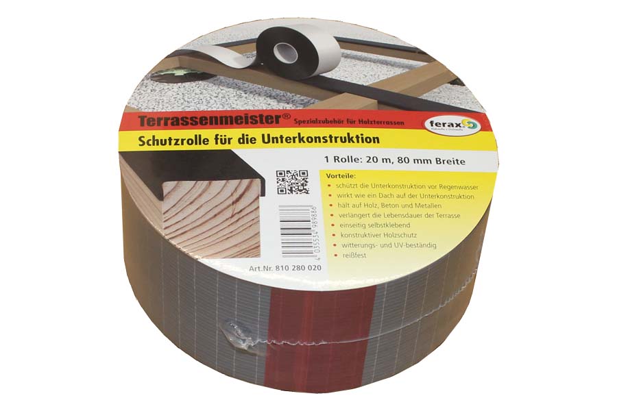 Schutzrolle für Holzunterkonstruktion Schutzrolle für Holzunterkonstruktion