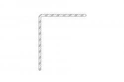 BPC / WPC Abschluss L Winkel für Terrassendielen, 40 (H) x 60 (B) x 2900 mm (L), sandfarbend BPC / WPC Abschluss L Winkel für Terrassendielen, 40 (H) x 60 (B) x 2900 mm (L), sandfarbend