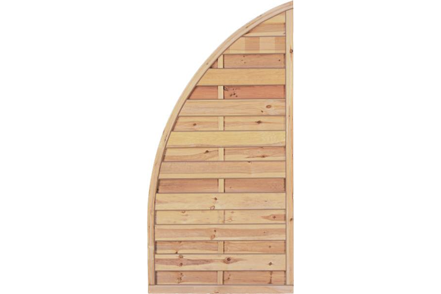 Sichtschutzzaun Holz Bogen Kiefer/Fichte 90 x 160 cm (Serie Baltrum) Sichtschutzzaun Holz Bogen Kiefer/Fichte 90 x 160 cm (Serie Baltrum)