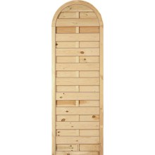 Sichtschutzzaun Holz Bogen Kiefer/Fichte 60 x 180/150 cm (Serie Baltrum) Sichtschutzzaun Holz Bogen Kiefer/Fichte 60 x 180/150 cm (Serie Baltrum)