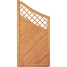 Sichtschutzzaun Holz Douglasie Bogen 90 x 180/140 cm (Serie: Doben) Sichtschutzzaun Holz Douglasie Bogen 90 x 180/140 cm (Serie: Doben)