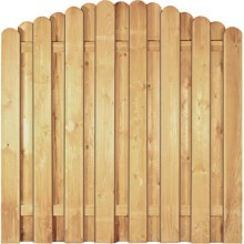 Sichtschutzzaun Holz Kiefer/Fichte Bogen 180 x 180/160 cm (Serie Eversten) Sichtschutzzaun Holz Kiefer/Fichte Bogen 180 x 180/160 cm (Serie Eversten)